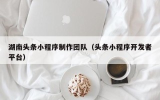 滦南湖南头条小程序制作团队（头条小程序开发者平台）